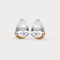 Palatial Solitaire Diamond Earrings