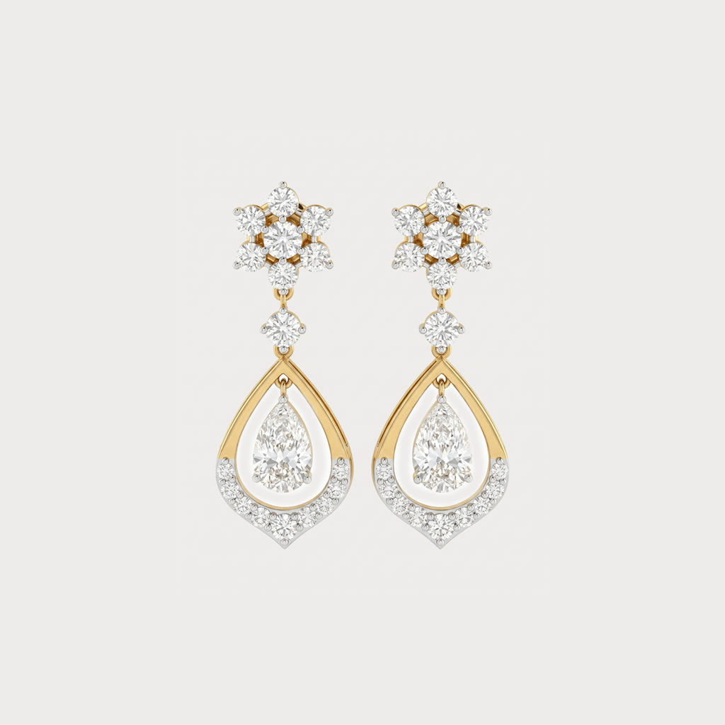Dew Diamond Earrings
