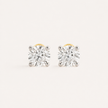 Lueur Mini Solitaire Diamond Earrings