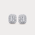 Brightline Halo Diamond Studs