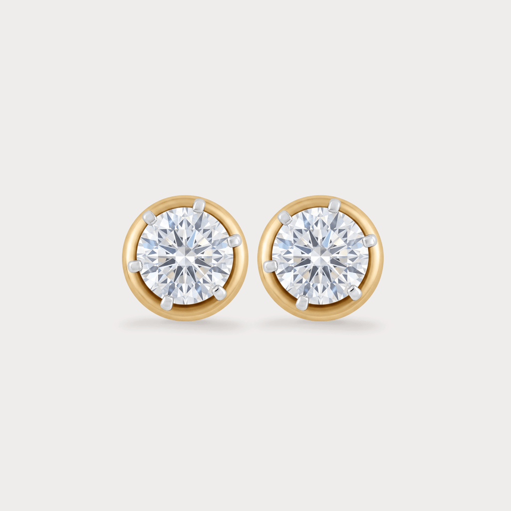 Airlight Mini-Solitaire Diamond Studs