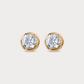 Windwhisper Mini-Solitaire Diamond Studs