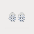 Statement of Grace 1 Crt Solitaire Diamond Earrings