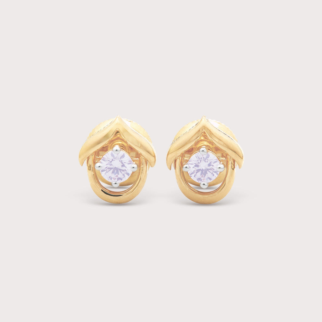 Moon Diamond Studs