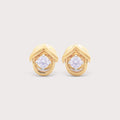 Moon Diamond Studs