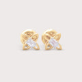 Emerald Clover Diamond Studs