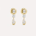 Zephyr Drops Diamond Earrings
