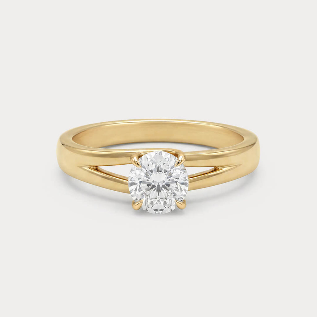 Belle Époque Solitaire Diamond Ring