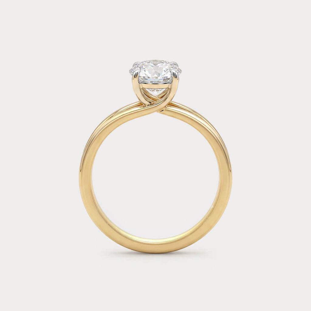Belle Époque Solitaire Diamond Ring