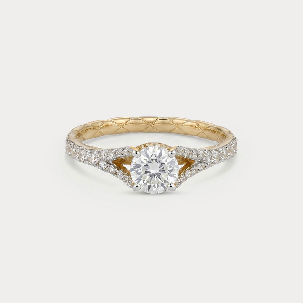 Alma Gemela Solitaire Diamond Ring