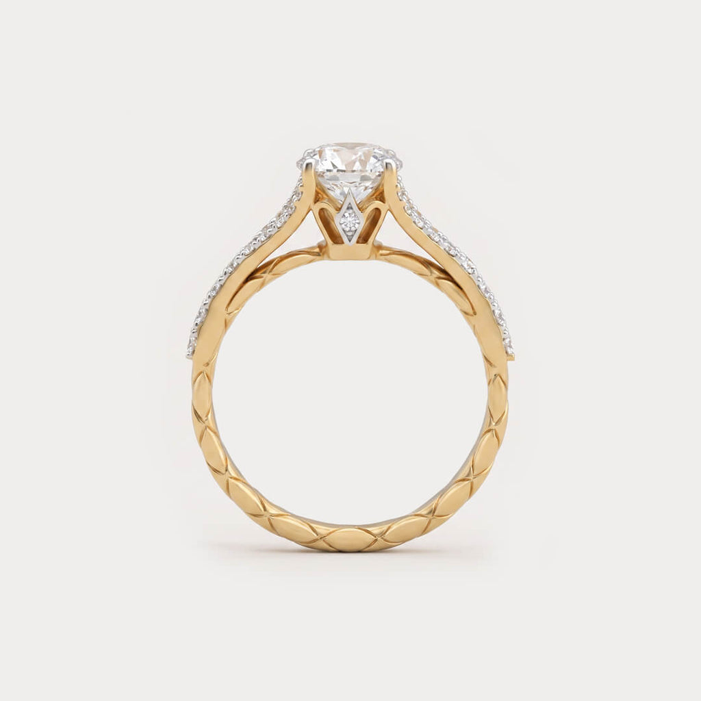 Alma Gemela Solitaire Diamond Ring