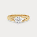 Vida Dorada Solitaire Diamond Ring