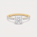Ethereal Solitaire Diamond Ring