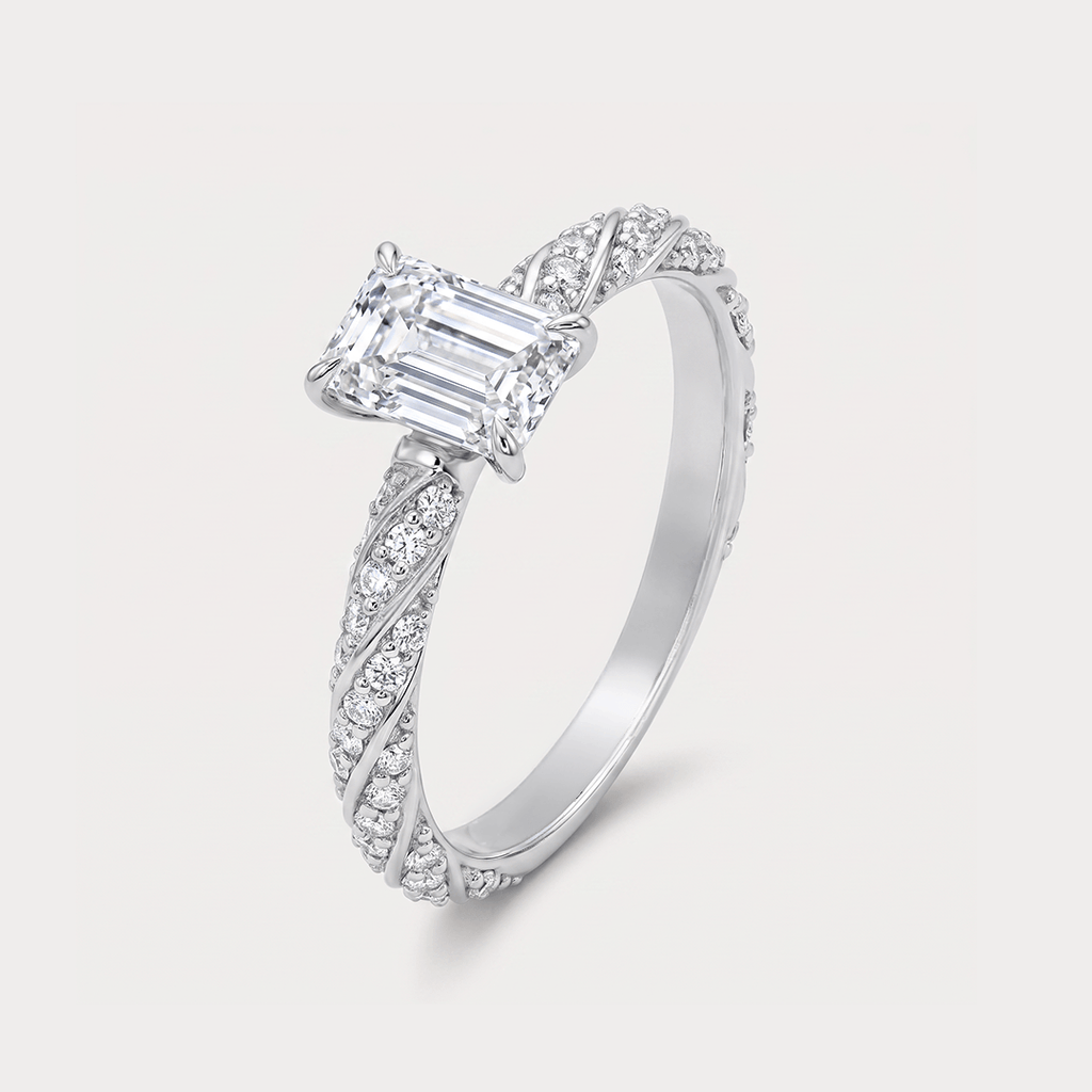 Serendipity Solitaire Diamond Ring