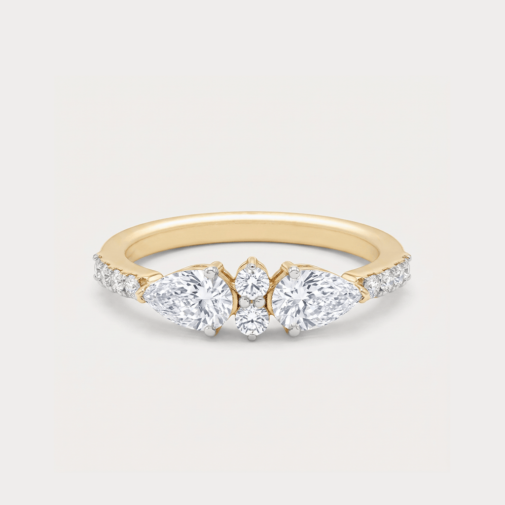 Crystalline Mini Solitaire Diamond Ring