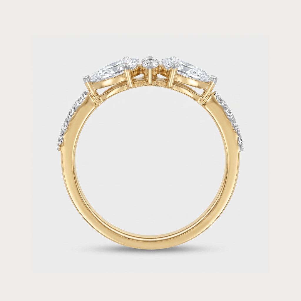 Crystalline Mini Solitaire Diamond Ring