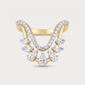 Autumn Leaf Vanki Diamond Ring