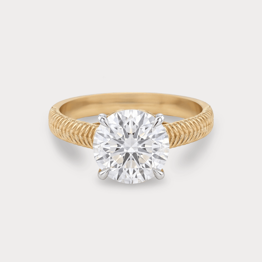 Lily Solitaire Diamond Ring