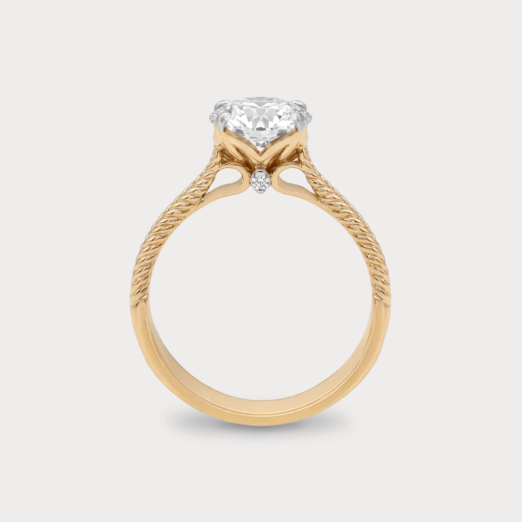 Lily Solitaire Diamond Ring