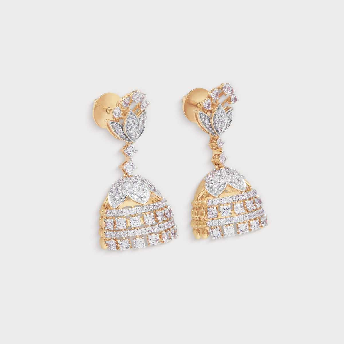The Diamond Jhumkas