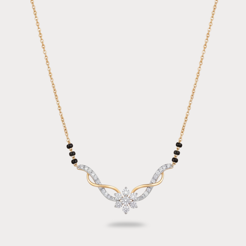 Bloom Entwine Diamond Mangalsutra