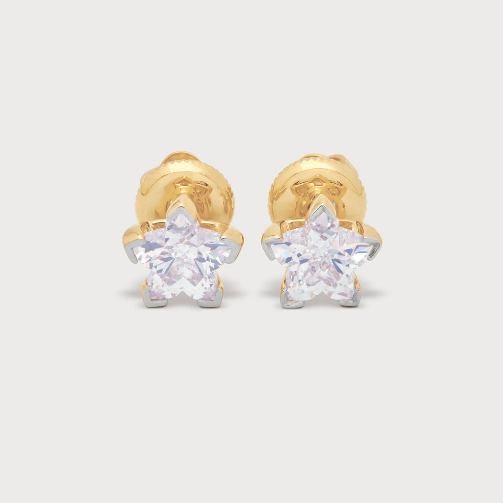 Orchid Diamond Studs