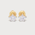 Orchid Diamond Studs