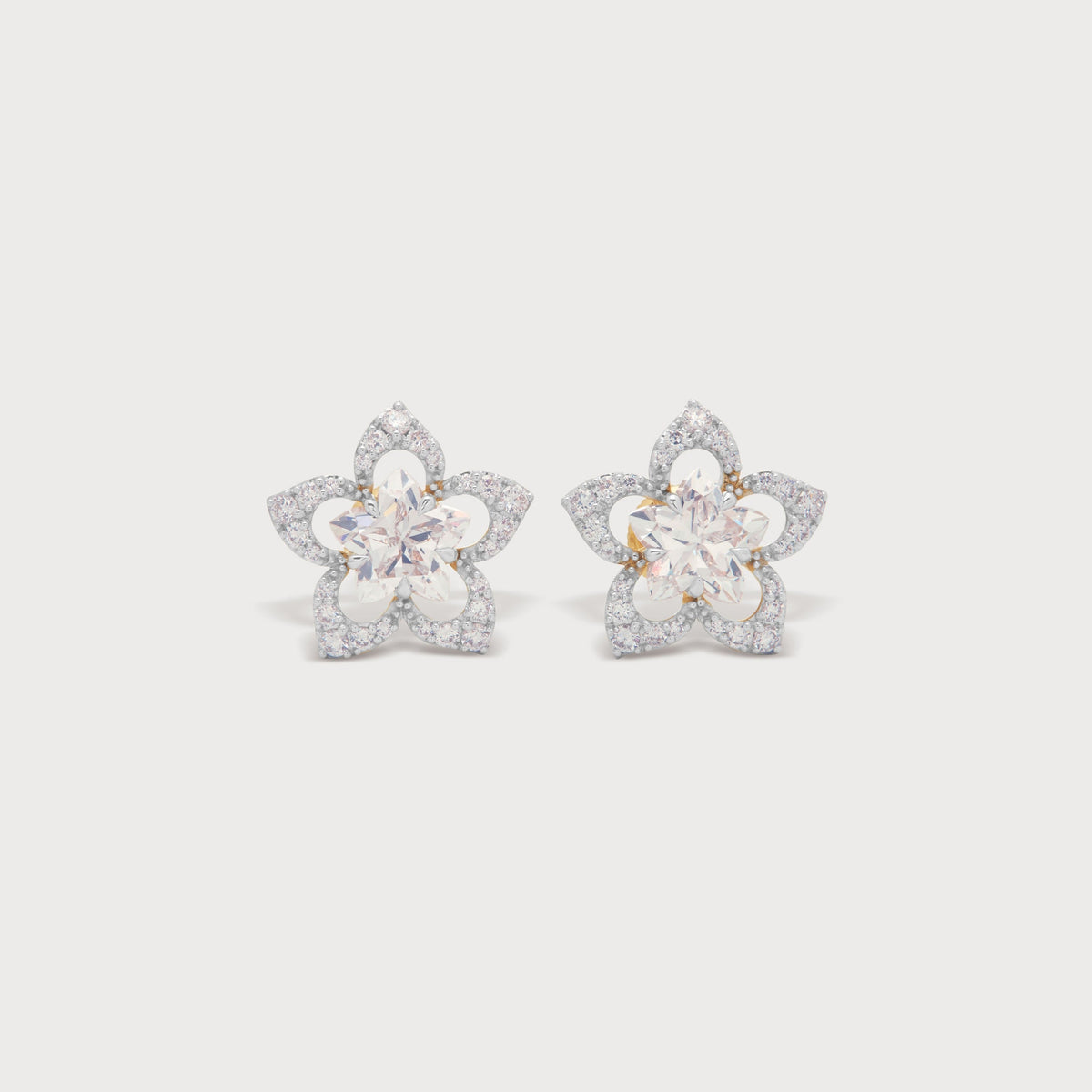 Orchid Halo Diamond Studs