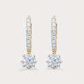 Magnesia Extra Brilliant Solitaire Diamond Earrings