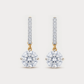 Apice Extra Brilliant Solitaire Diamond Earrings