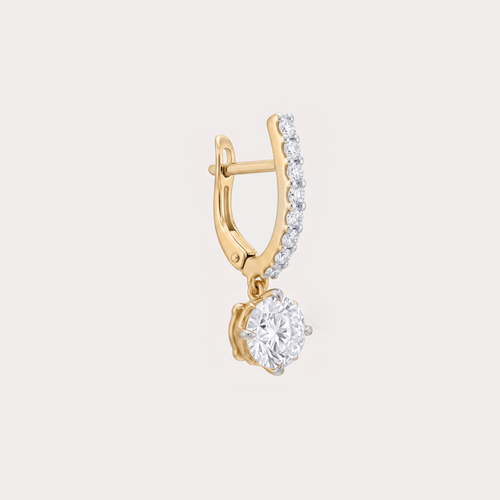 Apice Extra Brilliant Solitaire Diamond Earrings