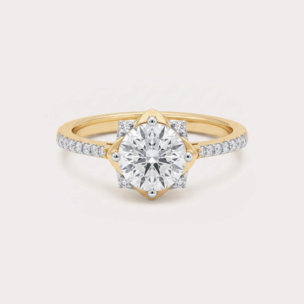 Summit Extra Brilliant Solitaire Diamond Ring