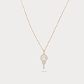 Skybound Grace Geometric Diamond Pendant Chain