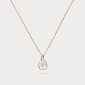 Starlore Floral Cluster Diamond Pendant Chain