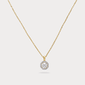 Skyward Halo Diamond Pendant Chain