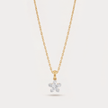 The Aukera Orchid Rareté Solitaire Diamond Pendant Chain