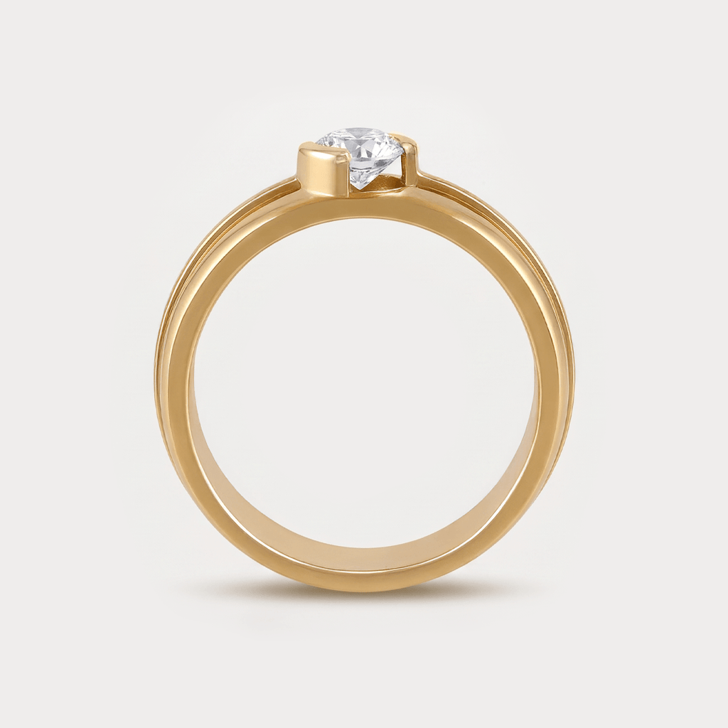 Amour Solitaire Diamond Men's Ring