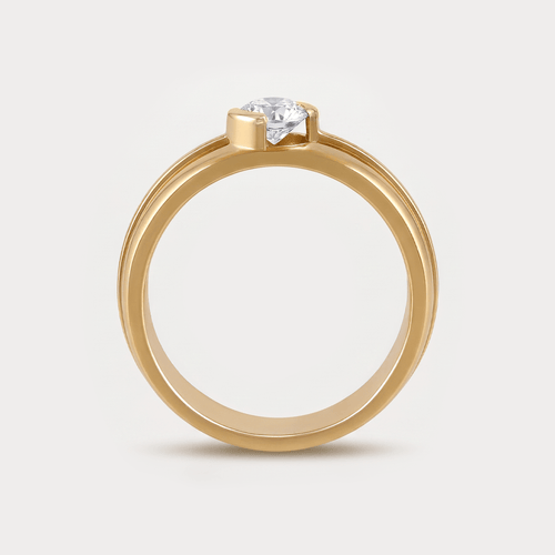 Amour Solitaire Diamond Men's Ring