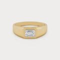 Emblem Diamond Men's Ring