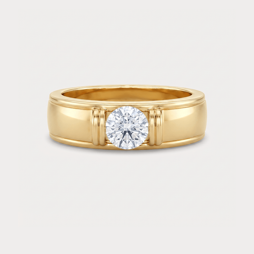 Moonrise Diamond Men's Ring