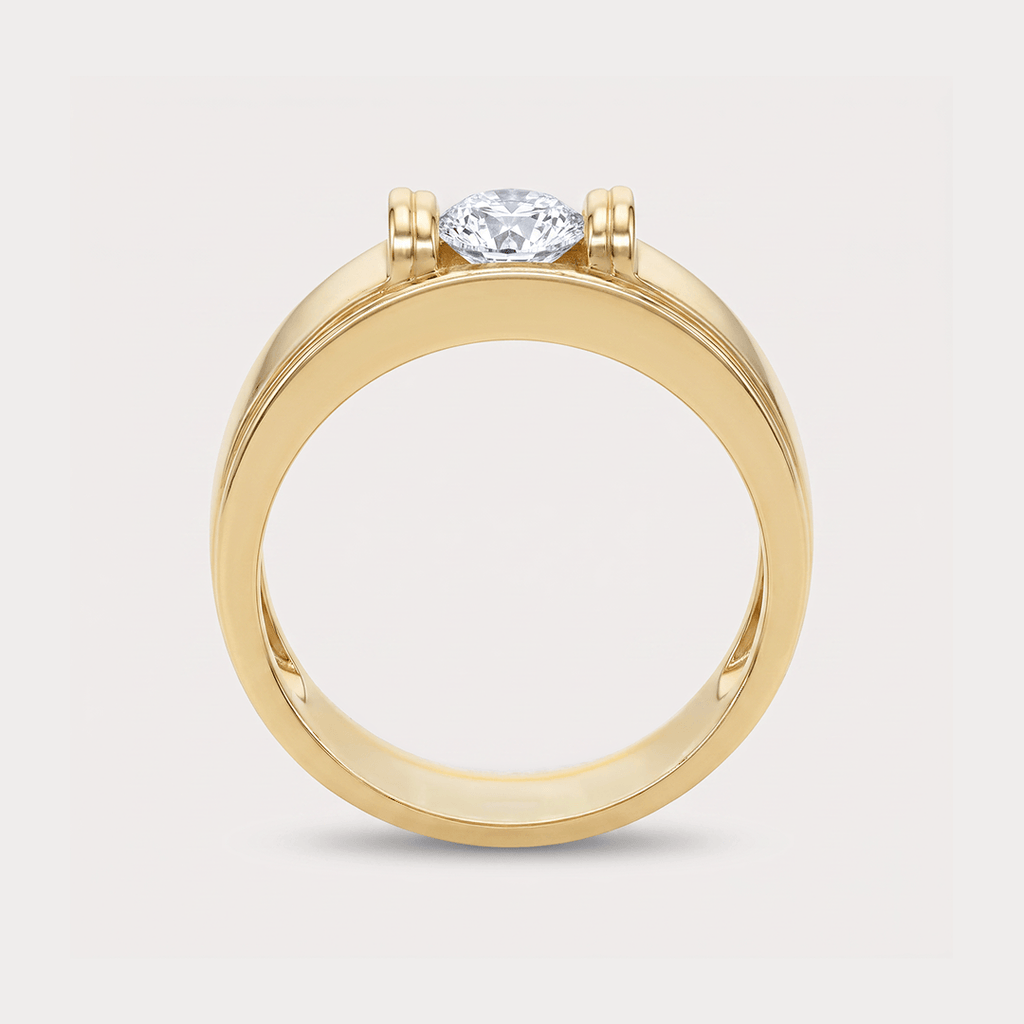 Moonrise Diamond Men's Ring