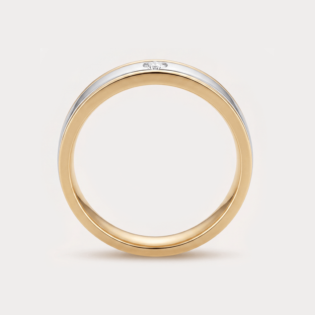 Heartline Diamond Men's Ring