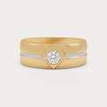 Badge Diamond Men's Ring