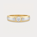 Rising Sun Diamond Men's Ring