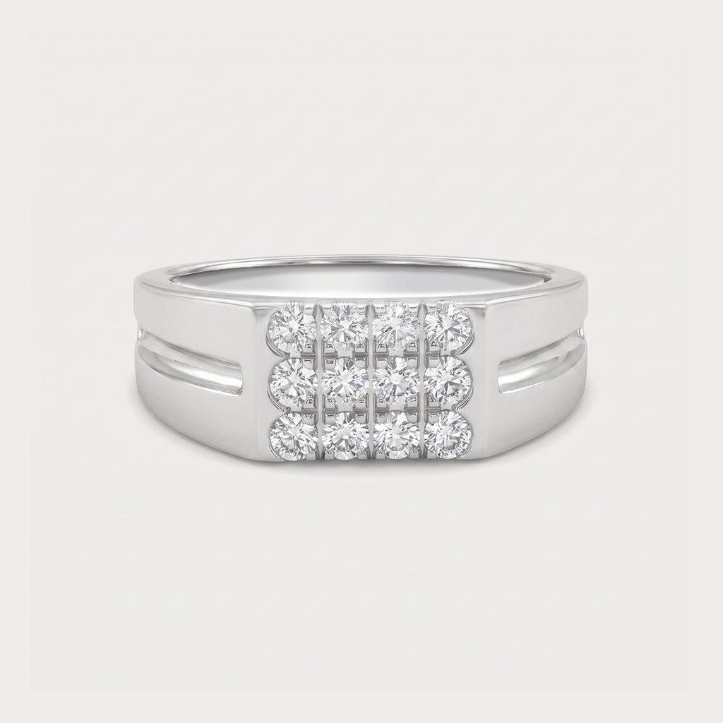 Polar Star Diamond Men's Ring