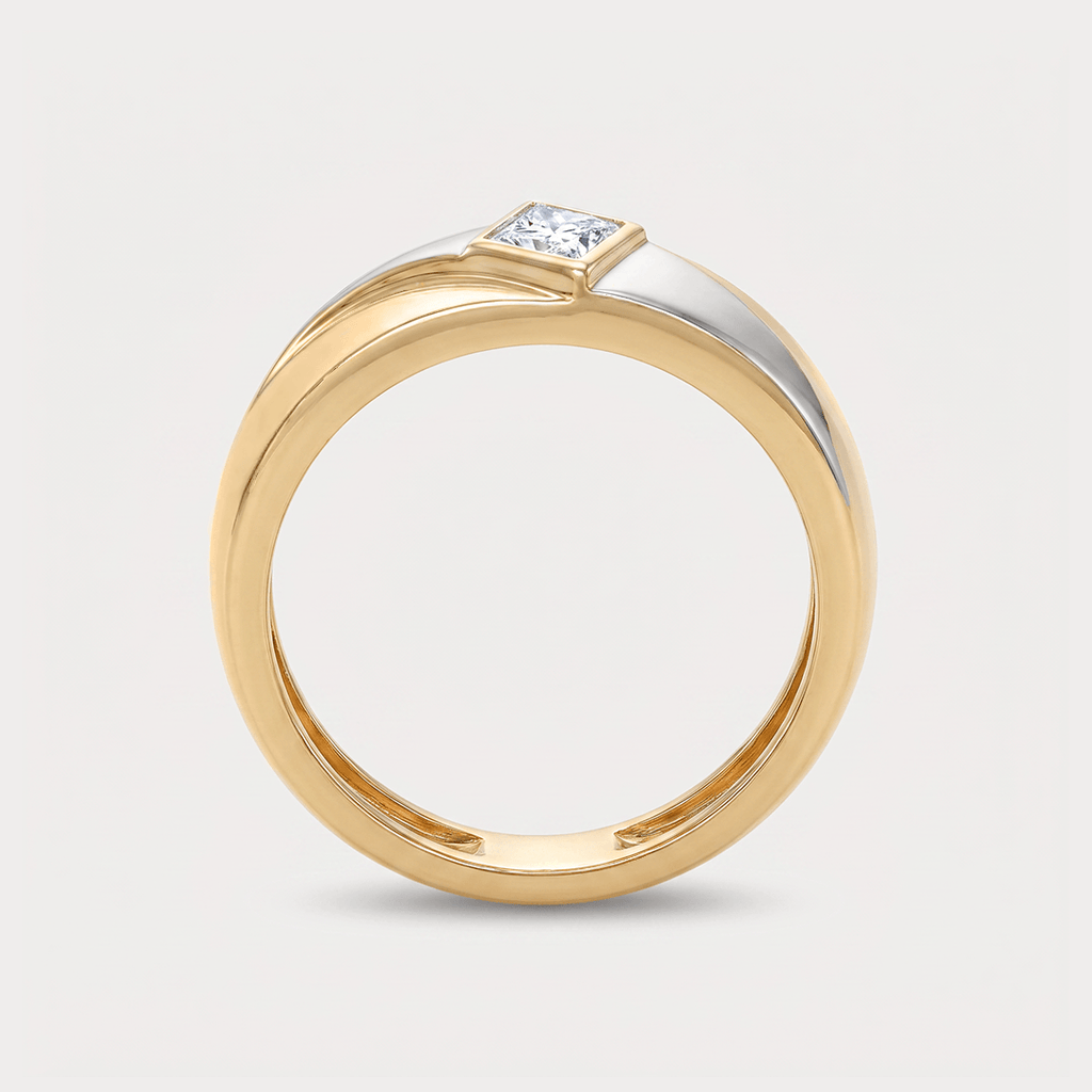 Winter Solstice Diamond Men's Ring