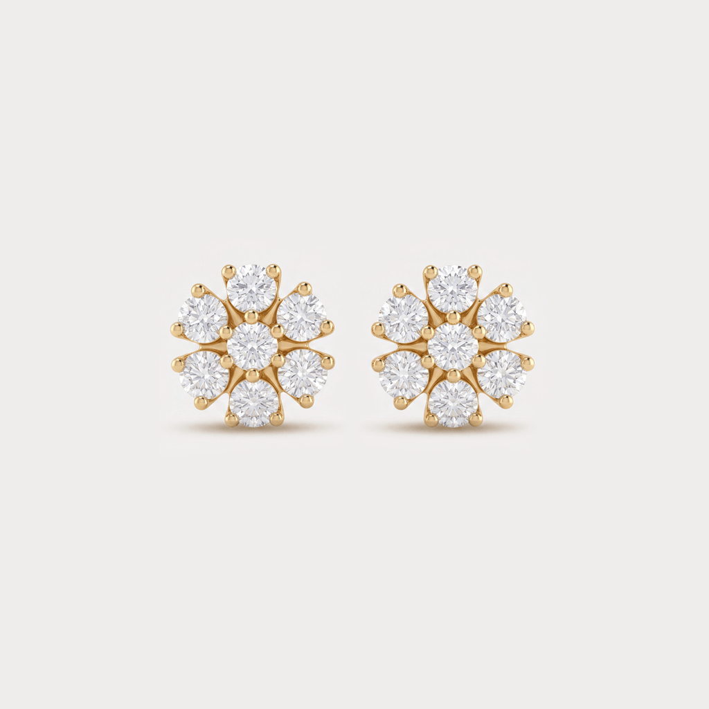 Floréal Stars & Flowers Diamond Earrings