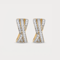 Spool Diamond Earrings