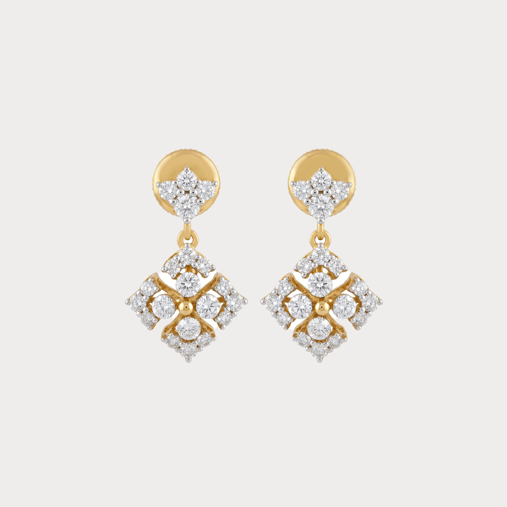 Morning Cascade Drops Diamond Earrings