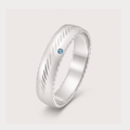 Shooting Star Diamond Men's Ring